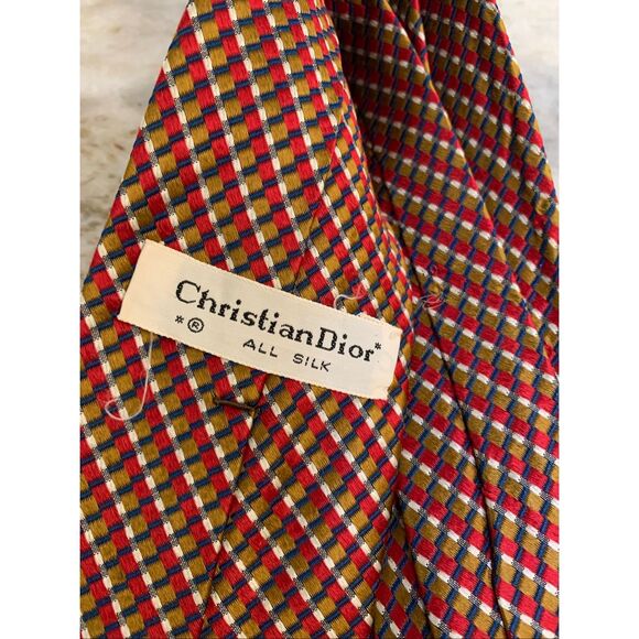 Vintage Two Red Blue Neckties #classic neckties #mens ties - Picture 3 of 8